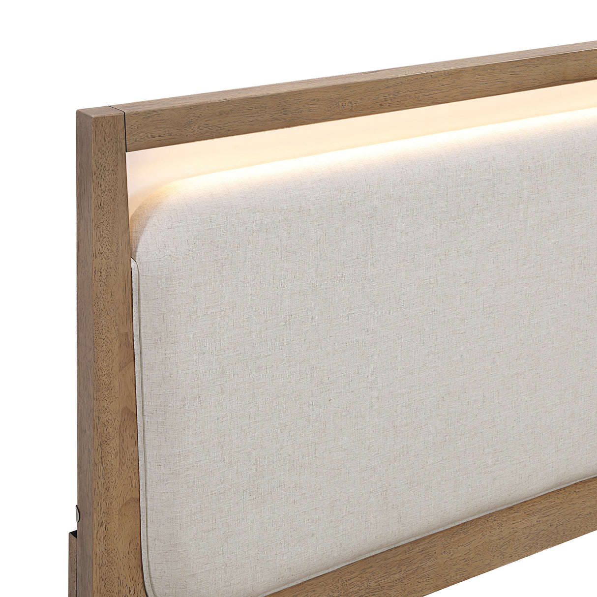 Riley Light Brown Queen Bed, Dresser, Mirror, and Nightstand from Homelegance - Luna Furniture