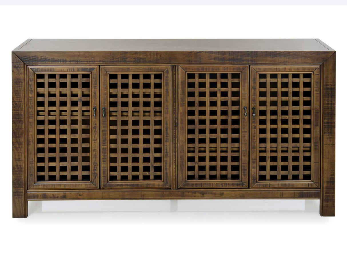 Rio Mocha 4-Door Accent Cabinet from Steve Silver - Luna Furniture