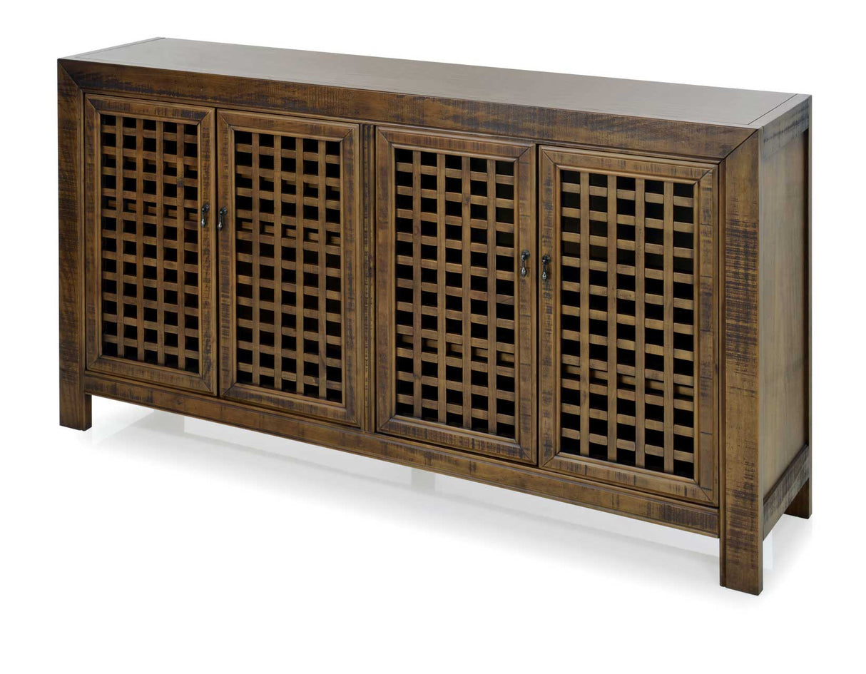 Rio Mocha 4-Door Accent Cabinet from Steve Silver - Luna Furniture