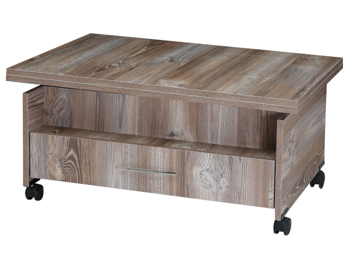 Rio Walnut Smart Coffee Table from Furnia - Luna Furniture