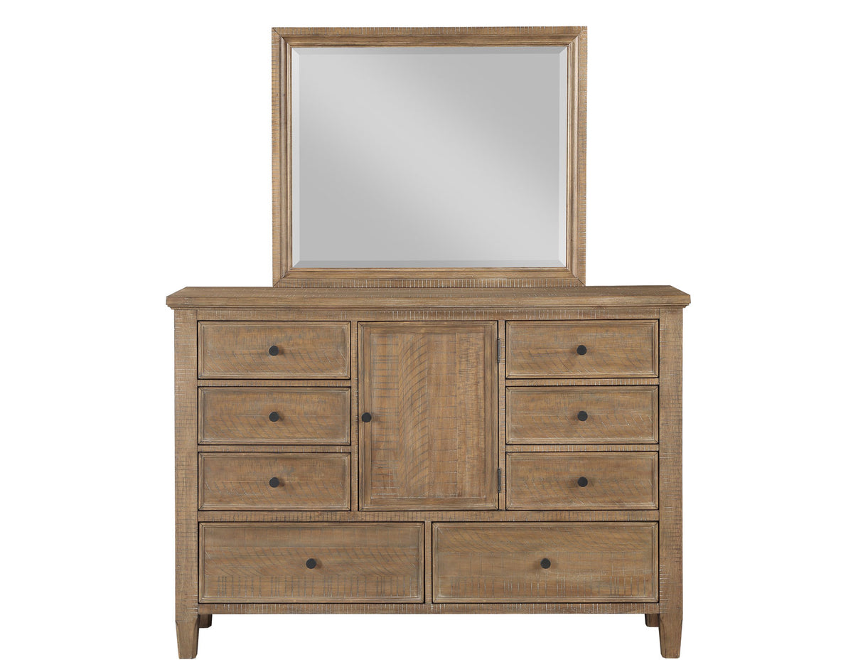Riverdale Driftwood 4-Piece King Panel Bedroom Set from Steve Silver - Luna Furniture