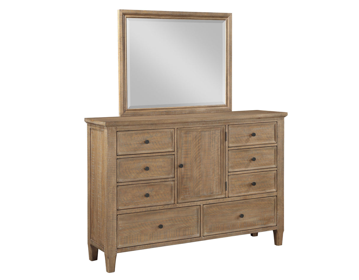 Riverdale Driftwood 4-Piece King Panel Bedroom Set from Steve Silver - Luna Furniture
