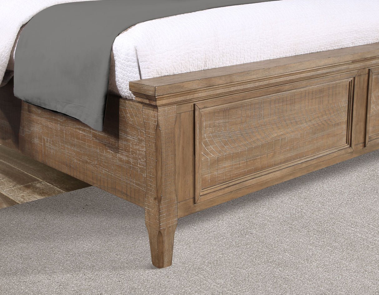 Riverdale Driftwood 4-Piece Queen Panel Bedroom Set from Steve Silver - Luna Furniture