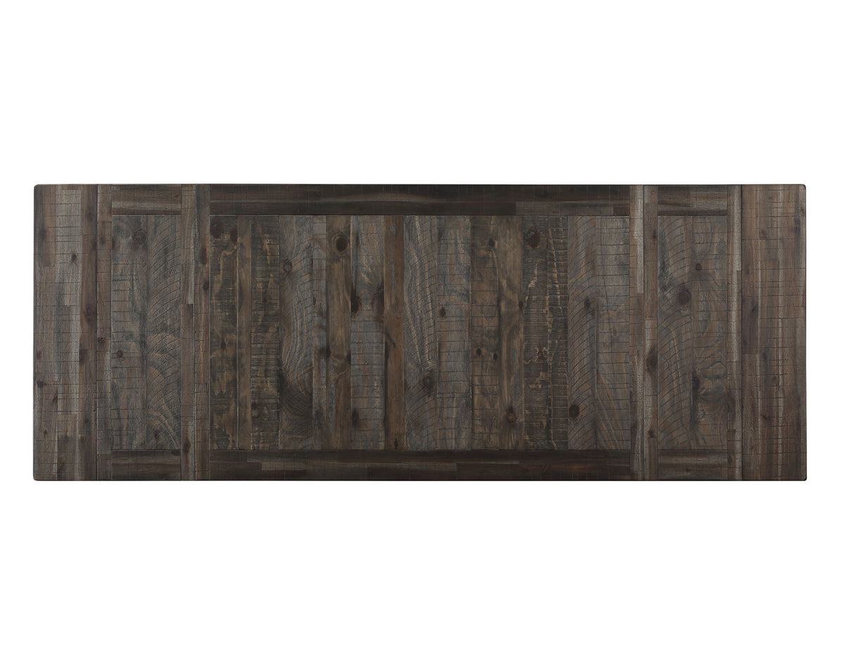 Riverdale Light Black 96" Extendable Trestle Dining Table from Steve Silver - Luna Furniture