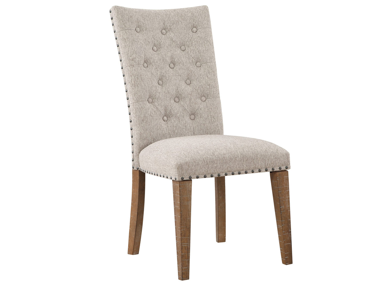 Riverdale Oatmeal/Driftwood Trestle Dining Room Set from Steve Silver - Luna Furniture