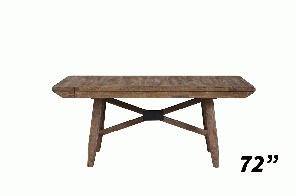 Riverdale Driftwood Upholstered 5-Piece Dining Set from Steve Silver - Luna Furniture