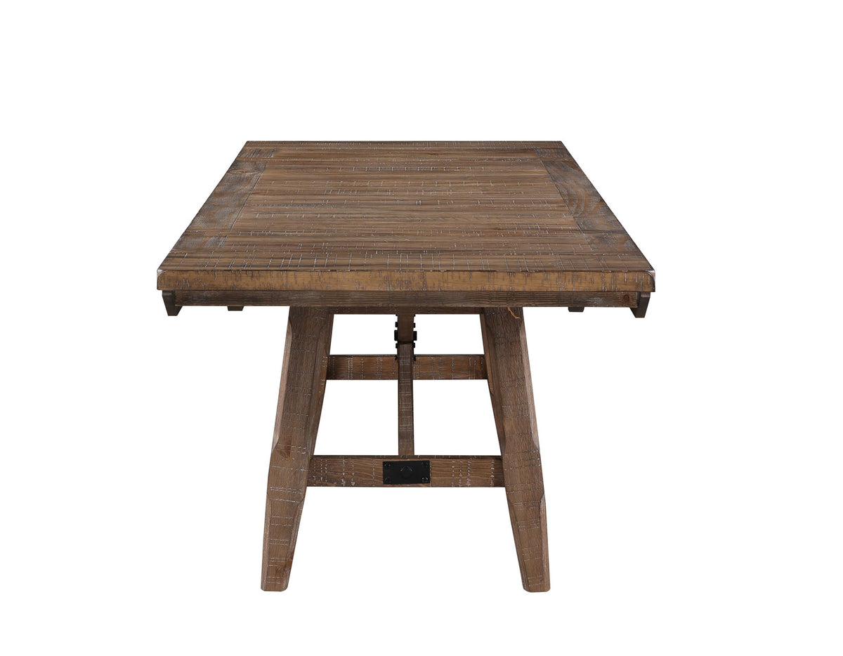 Riverdale Driftwood Upholstered 5-Piece Dining Set from Steve Silver - Luna Furniture