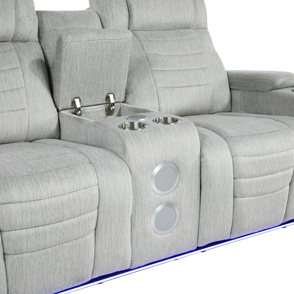 8455GRY*2 2pc Set: Sofa, Love from Homelegance - Luna Furniture