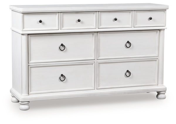 Rowlenstown Antique White Dresser