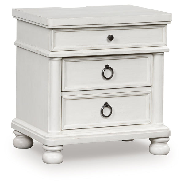 Rowlenstown Antique White Nightstand