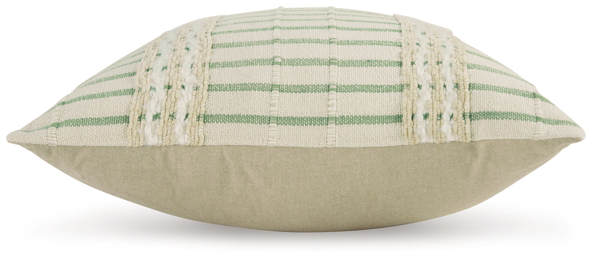 Rowton White/Green Pillow (Set of 4) from Ashley - Luna Furniture