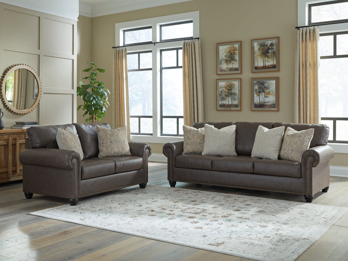 Roxmere Umber Living Room Set from Ashley Furniture - Luna Furniture