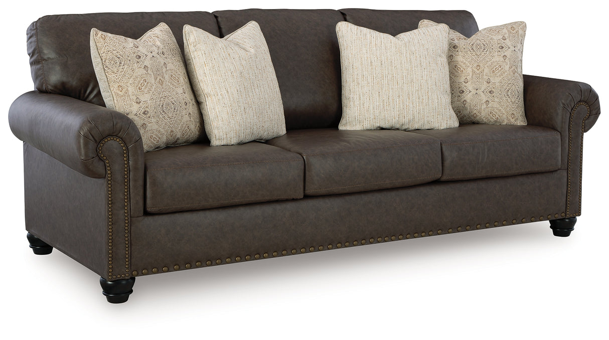 Roxmere Umber Queen Sofa Sleeper from Ashley Furniture - Luna Furniture