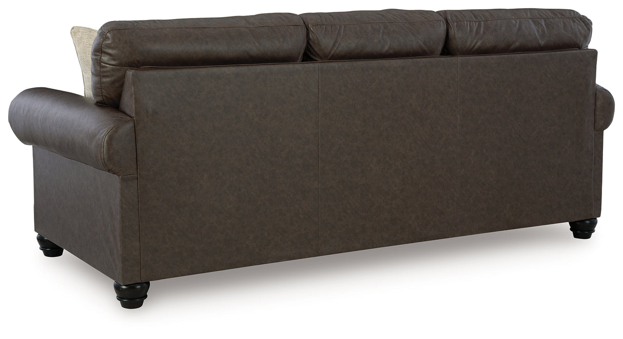 Roxmere Umber Queen Sofa Sleeper from Ashley Furniture - Luna Furniture