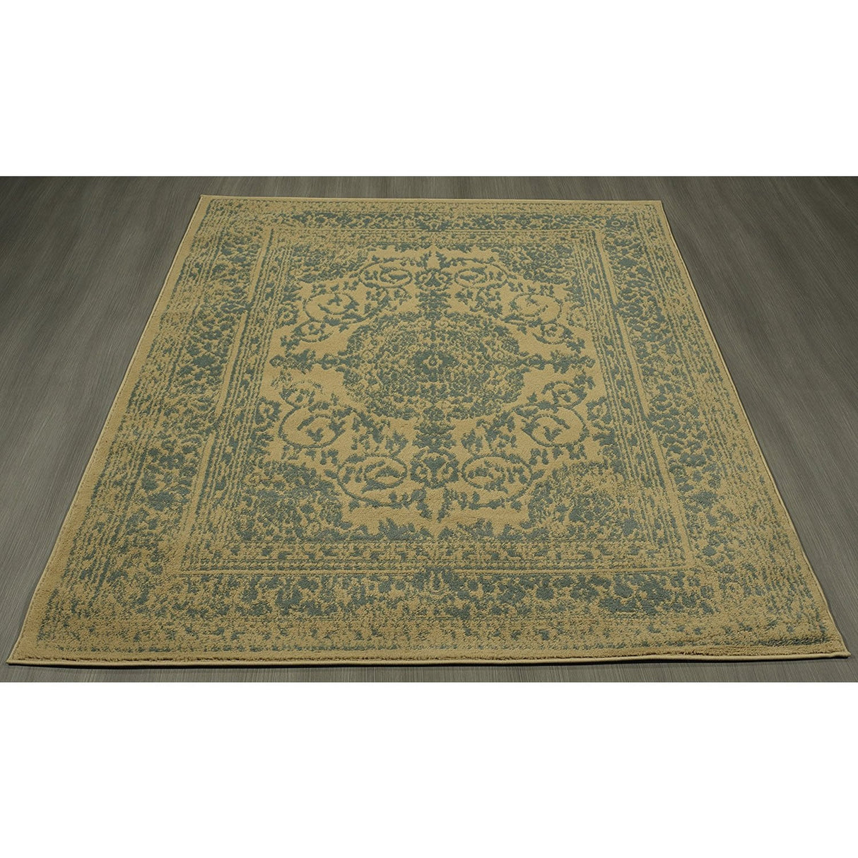 Royal Brown and Green 8X10 Rug from Nova Furniture - Luna Furniture