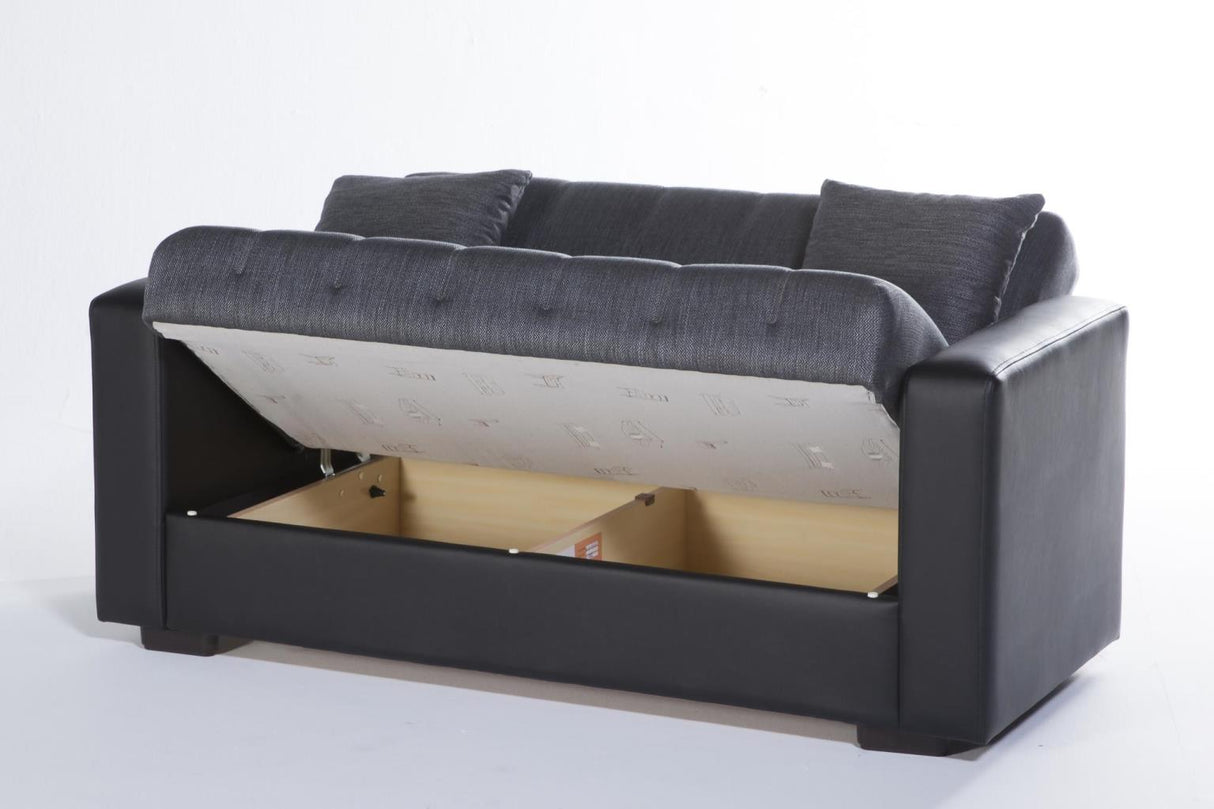 Sidney Bolzoni Gray 3-Seat Sleeper Sofa from Bellona - Luna Furniture