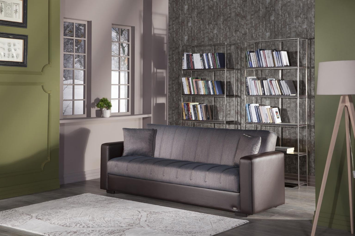 Sidney Bolzoni Brown 3-Seat Sleeper Sofa from Bellona - Luna Furniture