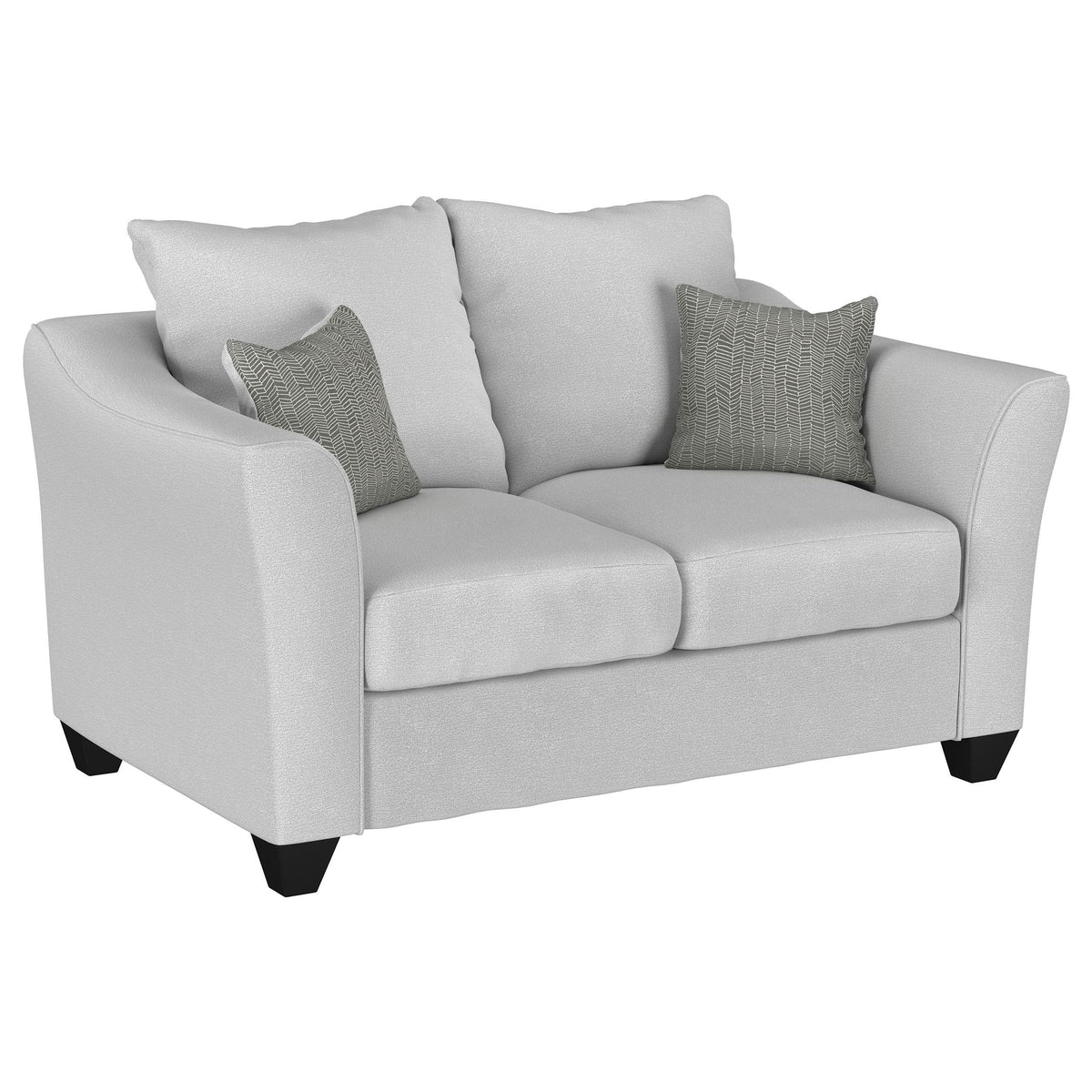 Salizar Sand Upholstered 3-Piece Track Arm Fabric Sofa Set from Coaster - Luna Furniture