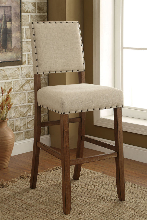 Sania Rustic Oak Bar Chair