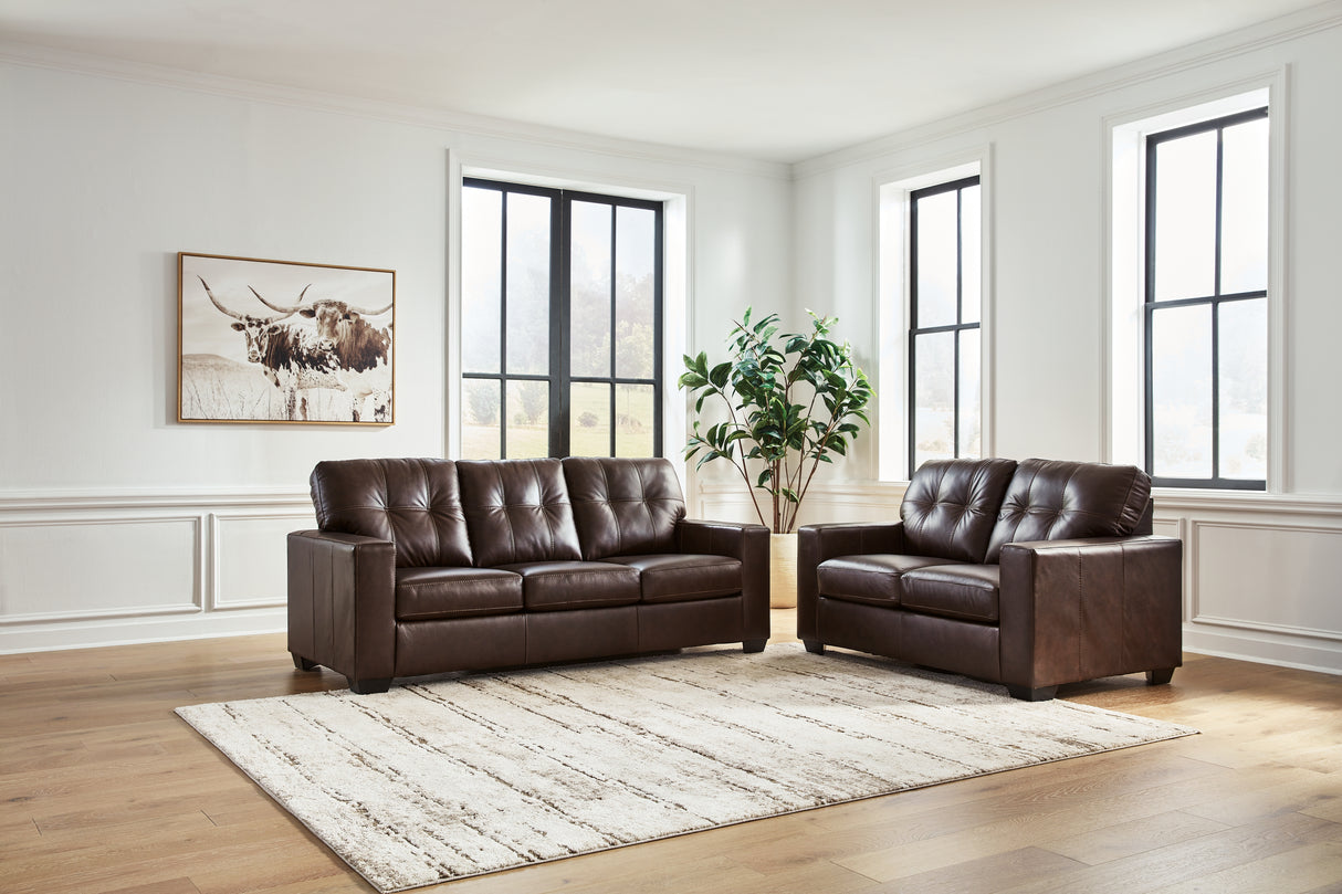 Santorine Dark Brown Living Room Set from Ashley Furniture - Luna Furniture