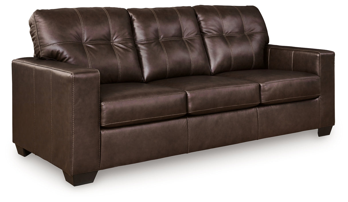 Santorine Dark Brown Queen Sofa Sleeper from Ashley - Luna Furniture
