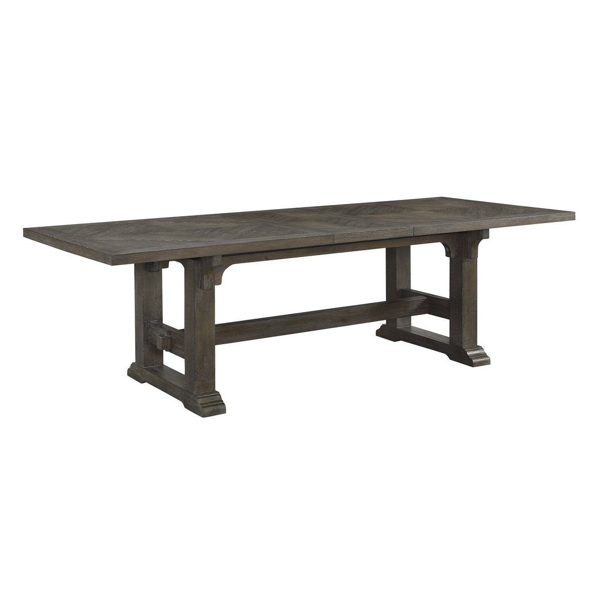 Sarasota Driftwood Brown 9-Piece 102" Extendable Dining Set from Homelegance - Luna Furniture