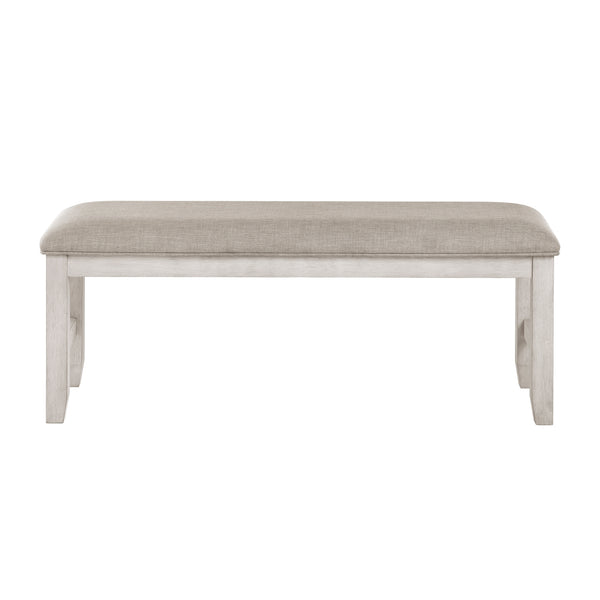 Savile Light Gray Dining Bench