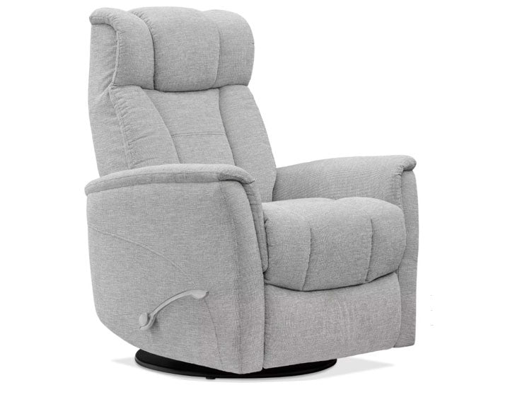 Saxton Manual Swivel Glider Recliner, Gray from Steve Silver - Luna Furniture