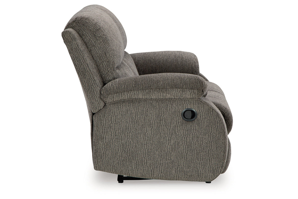 Scranto Brindle Reclining Loveseat and Recliner from Ashley - Luna Furniture