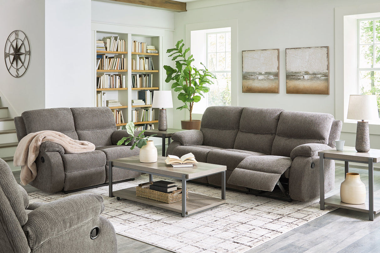 Scranto Brindle Reclining Sofa, Loveseat and Recliner from Ashley - Luna Furniture