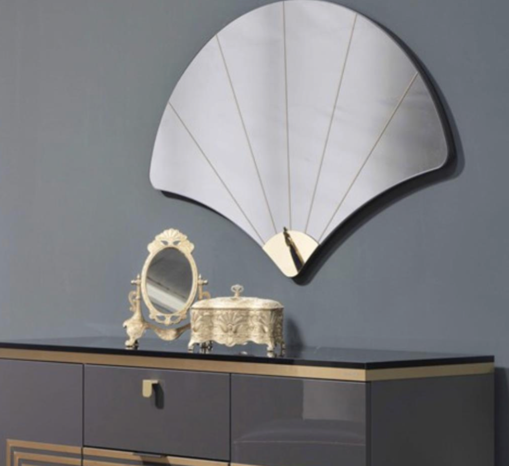 Carlino Prada Grey Dresser Mirror (Mirror Only) from Bellona - Luna Furniture