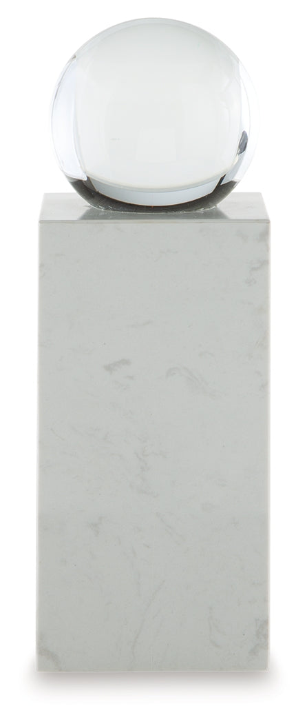 Sellner Clear/White Sculpture from Ashley - Luna Furniture
