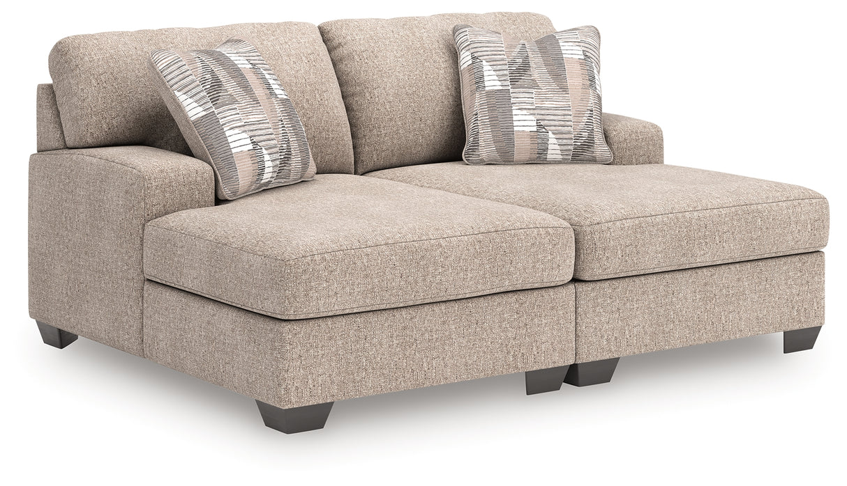 Seyler Lane Hemp 2-Piece Super Chaise from Ashley Furniture - Luna Furniture