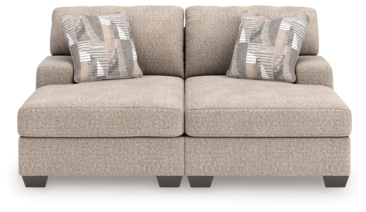 Seyler Lane Hemp 2-Piece Super Chaise from Ashley Furniture - Luna Furniture