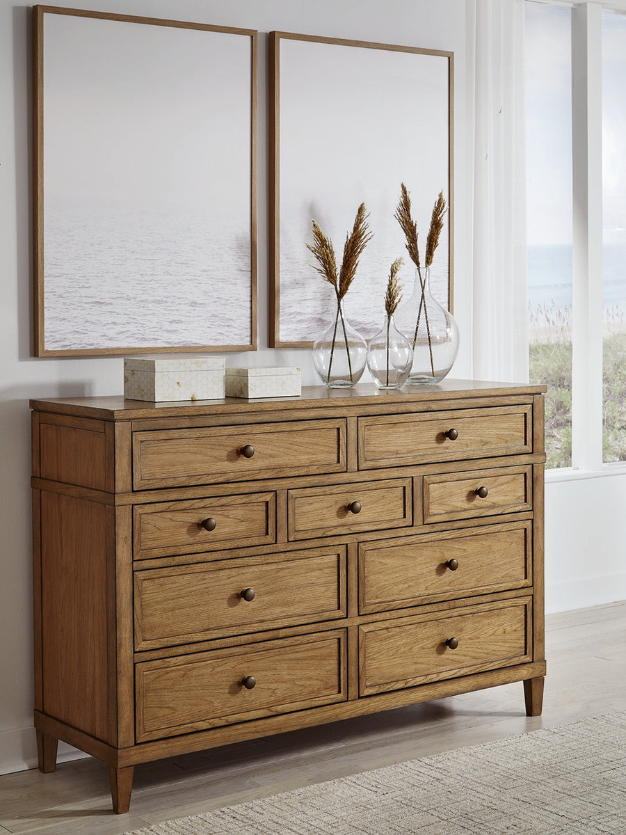 Ashley Sharlance Light Brown Dresser – Luna Furniture