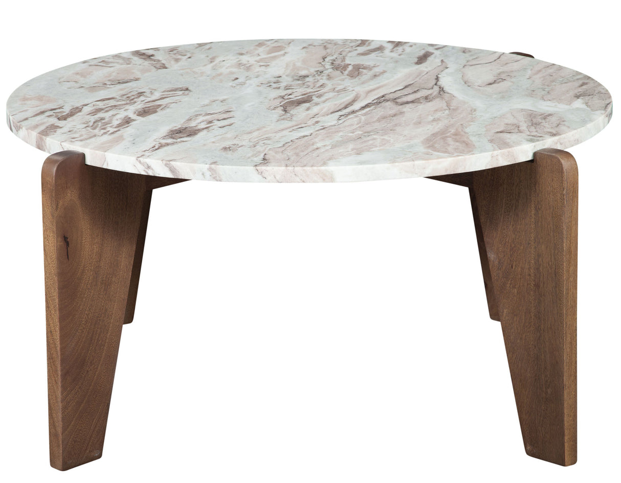 Shavon Toronto Brown 3-Piece Solid Marble Table Set from Steve Silver - Luna Furniture