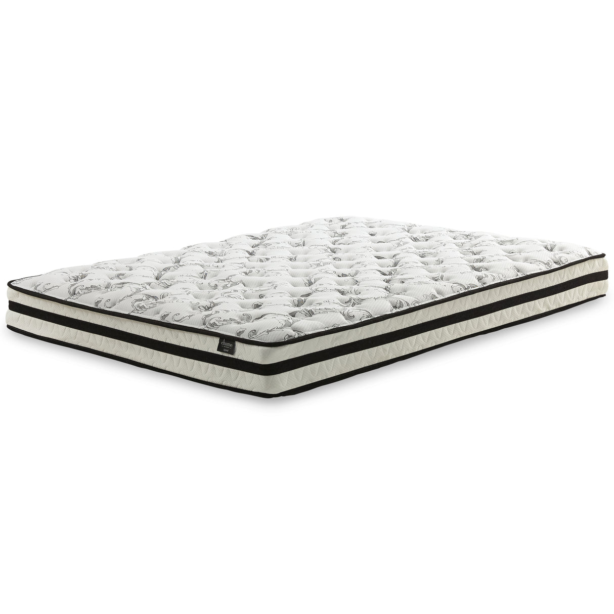 Shawburn Queen Platform Bed with Mattress in Whitewash from Ashley Furniture - Luna Furniture