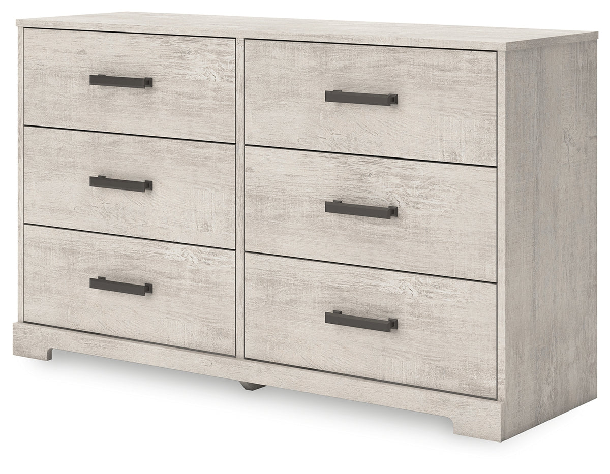 Shawburn Whitewash Dresser from Ashley - Luna Furniture
