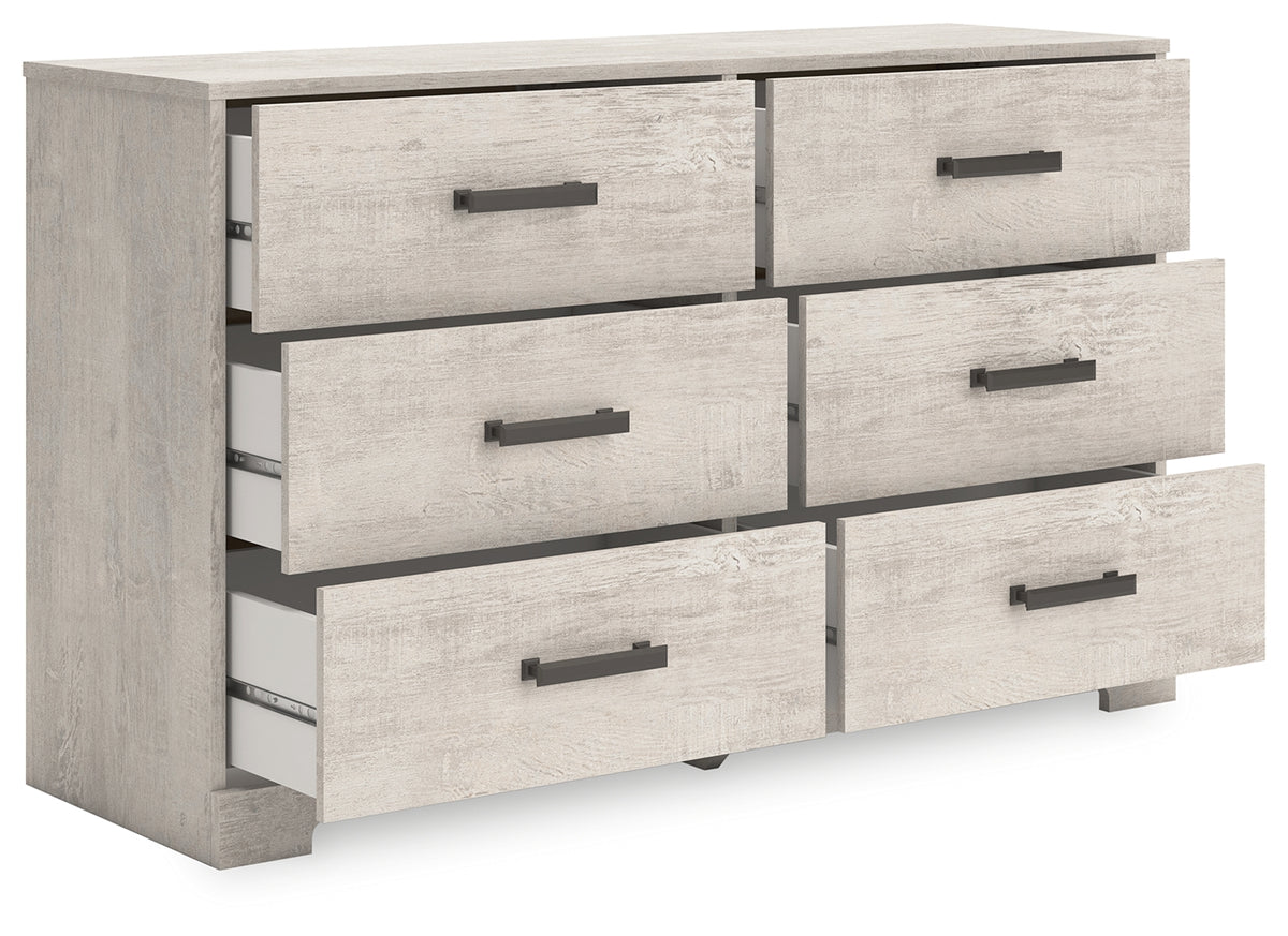 Shawburn Whitewash Dresser from Ashley - Luna Furniture