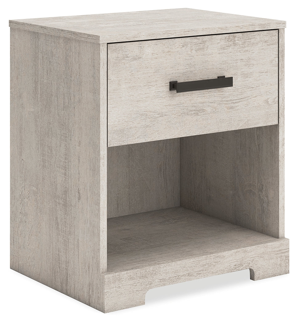 Shawburn Whitewash Nightstand from Ashley - Luna Furniture
