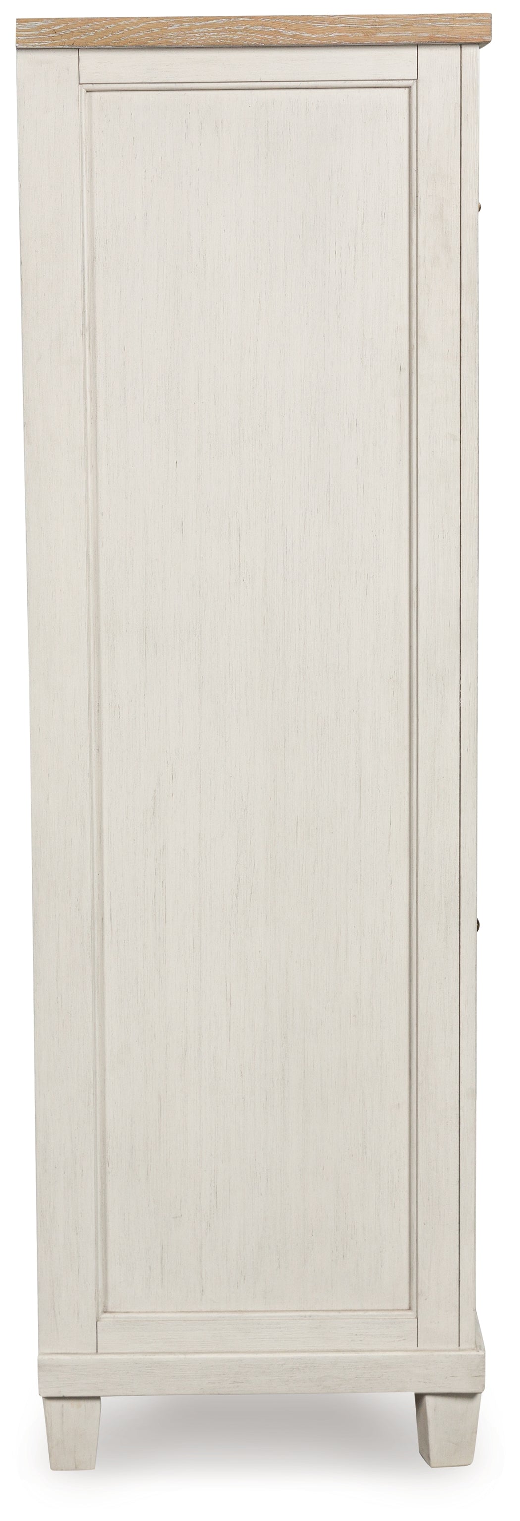 Shaybrock Antique White/Brown Door Chest from Ashley - Luna Furniture