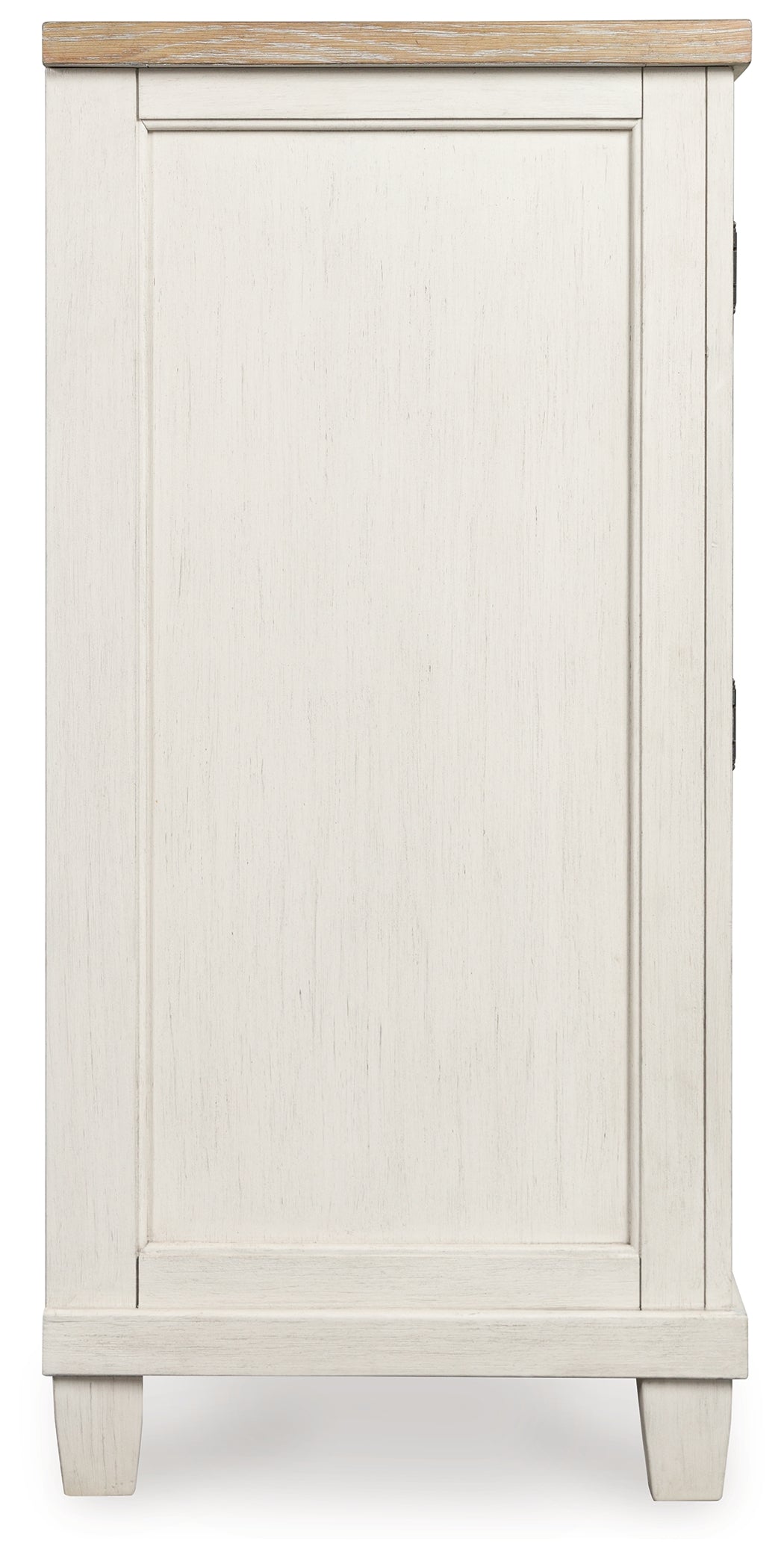 Shaybrock King Panel Bed with Dresser and 2 Nightstands in Antique White from Ashley - Luna Furniture