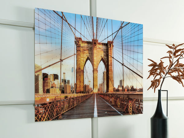 Shayward Blue/Amber Wall Art