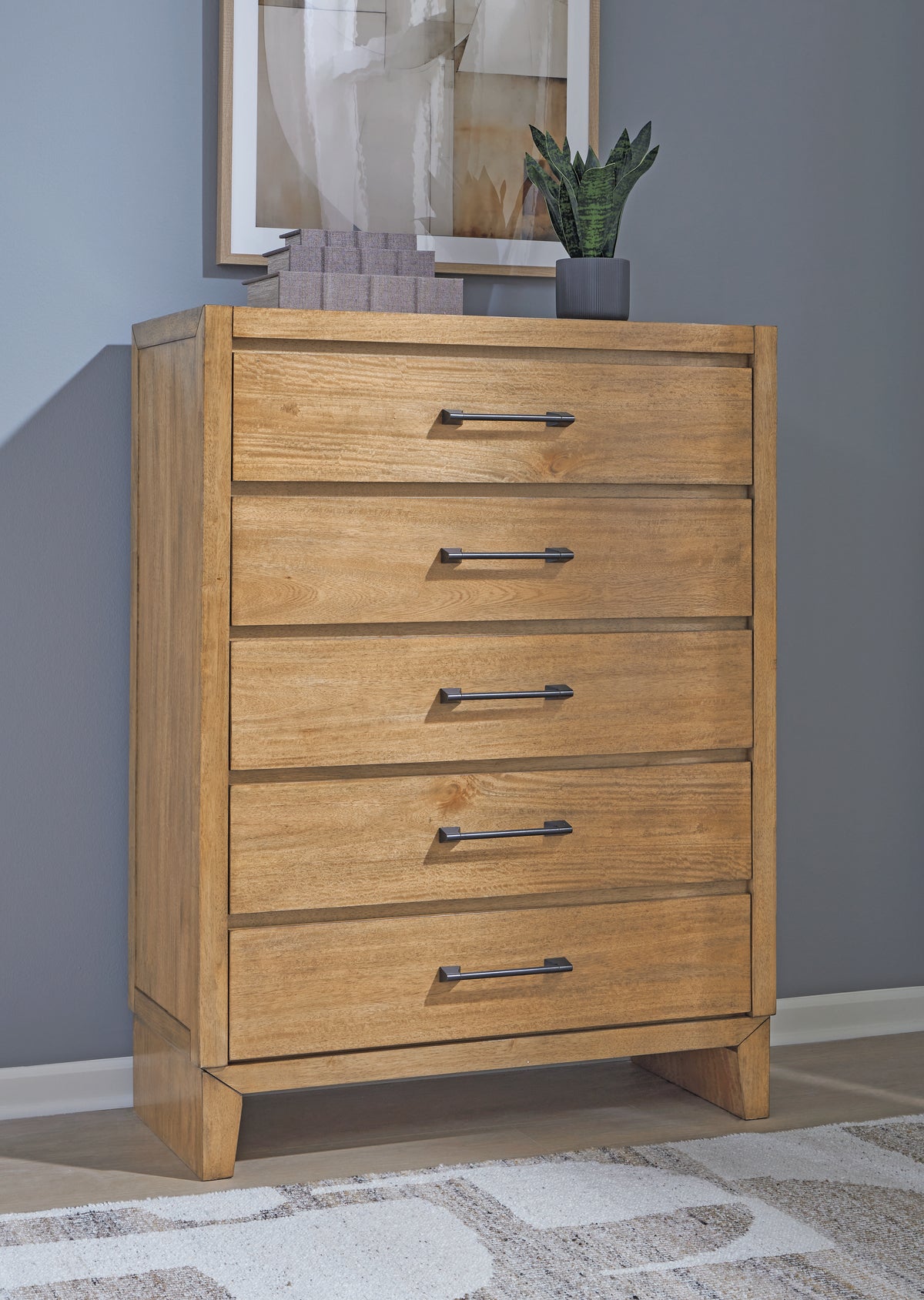 Sherbana Light Brown Platform Bedroom Set from Ashley Furniture - Luna Furniture