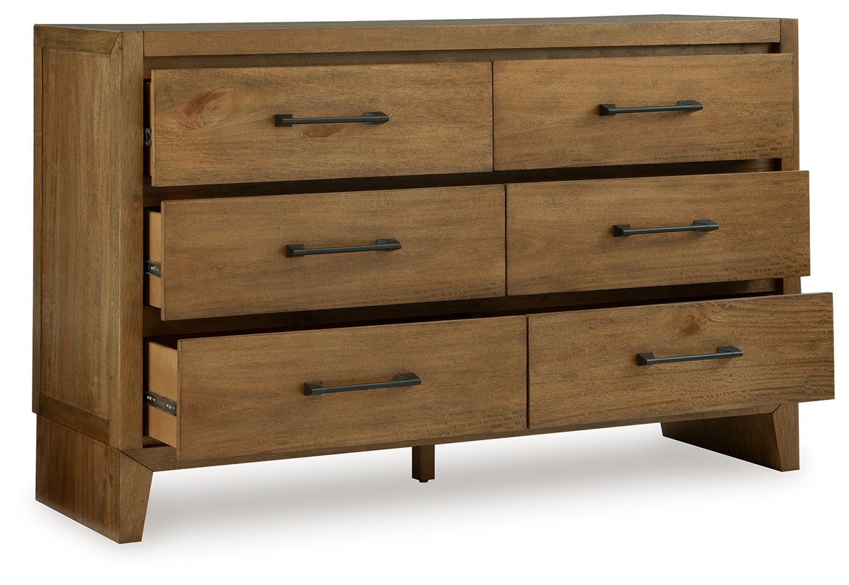 Sherbana Light Brown Platform Bedroom Set from Ashley Furniture - Luna Furniture