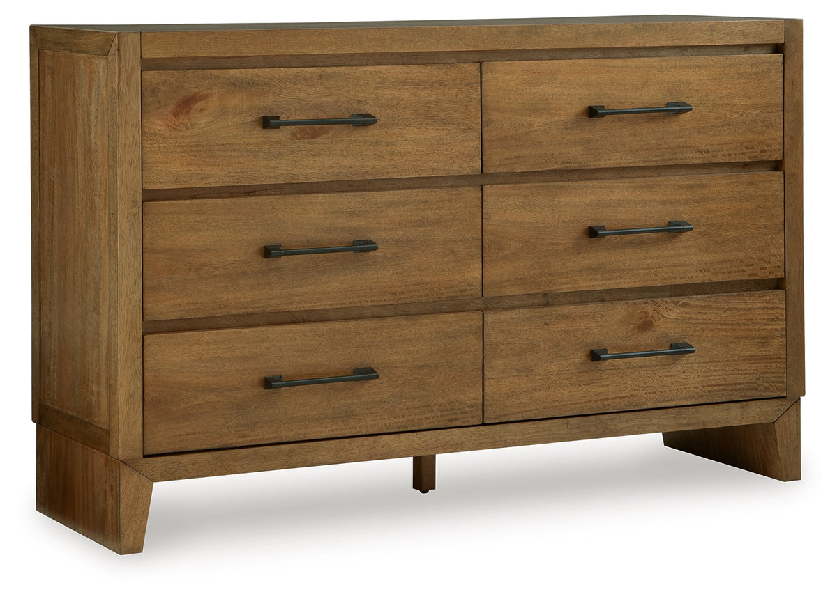 Sherbana Light Brown Platform Bedroom Set from Ashley Furniture - Luna Furniture