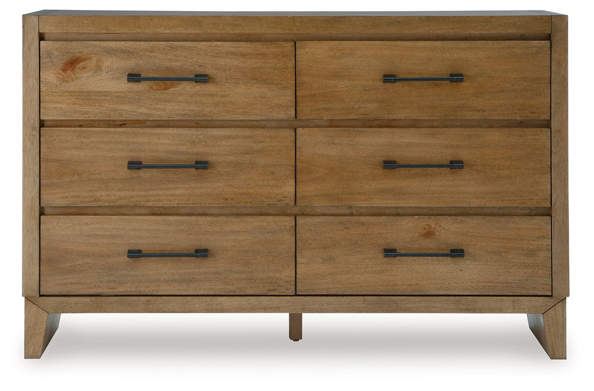Sherbana Light Brown Platform Bedroom Set from Ashley Furniture - Luna Furniture