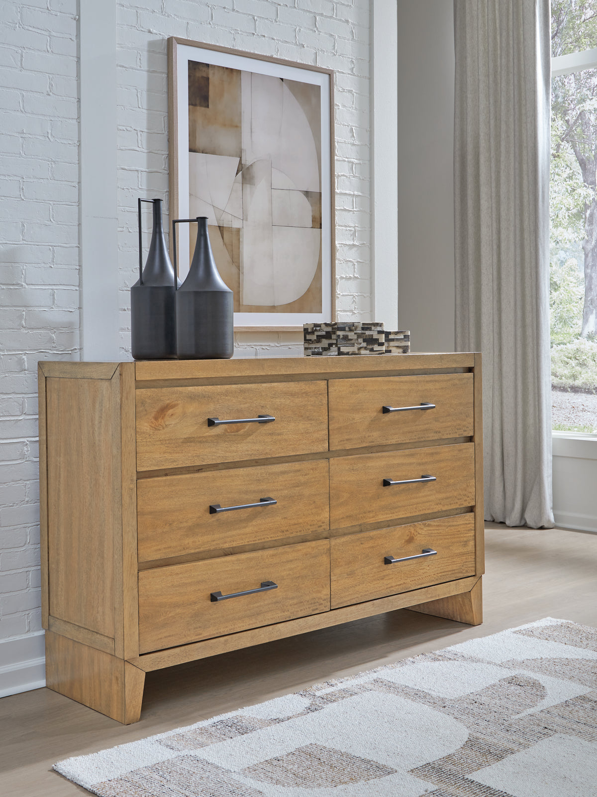 Sherbana Light Brown Platform Bedroom Set from Ashley Furniture - Luna Furniture