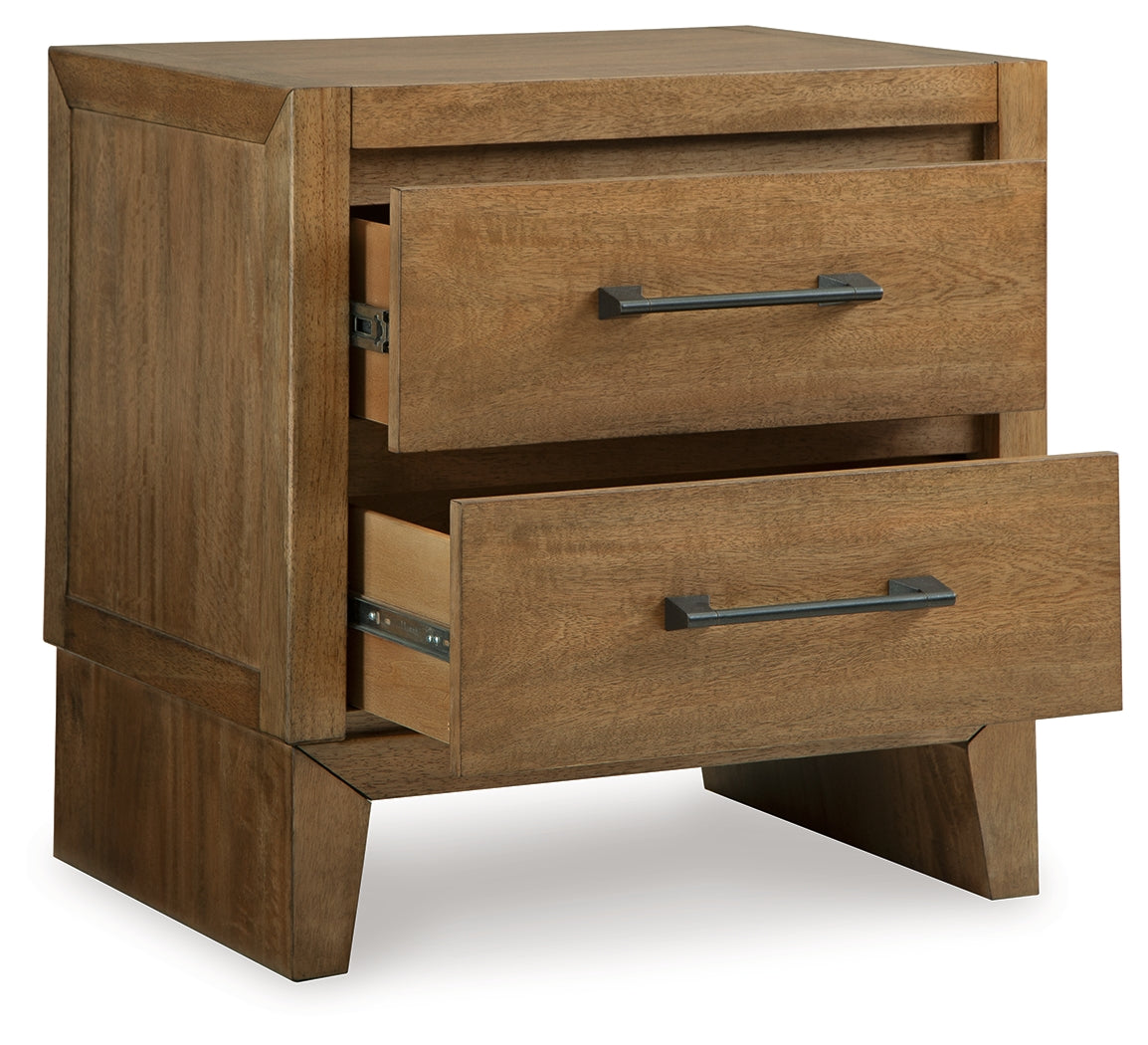 Sherbana Light Brown Nightstand from Ashley Furniture - Luna Furniture