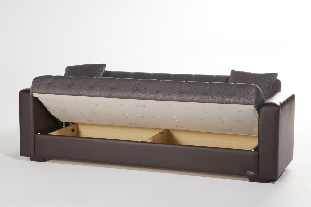 Sidney Bolzoni Brown 3-Seat Sleeper Sofa from Bellona - Luna Furniture